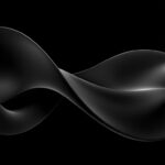 black-abstract-waves-wallpaper