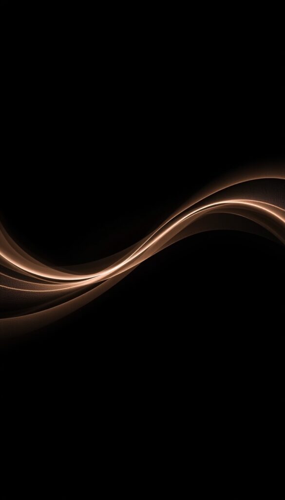 Black AMOLED Wave Wallpaper 4K phone amoled