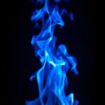 blue-fire-amoled-wallpaper