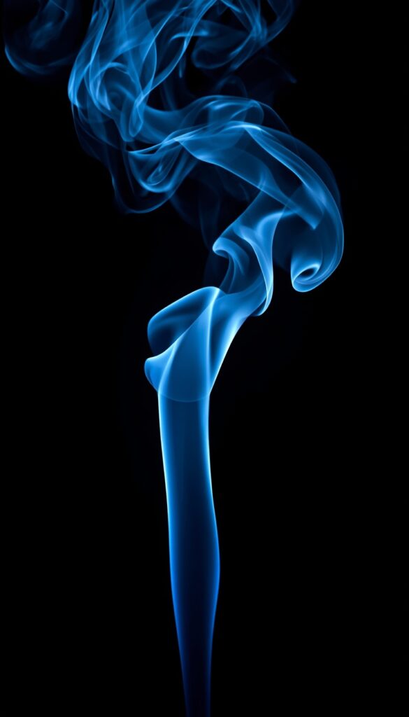 Blue Smoke AMOLED Wallpaper 4K phone amoled
