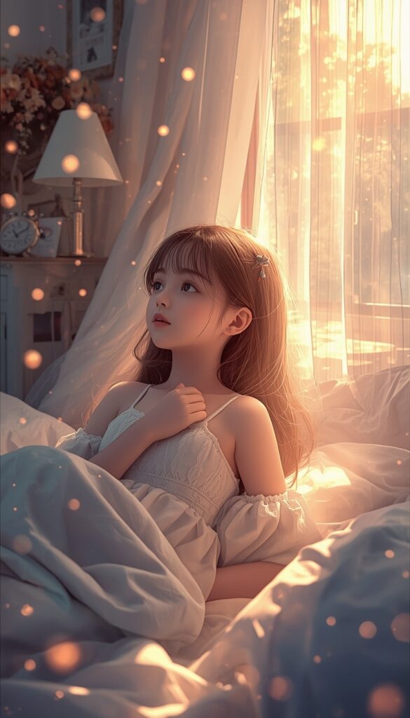 Cozy Morning AI Girl 4K phone ai girl
