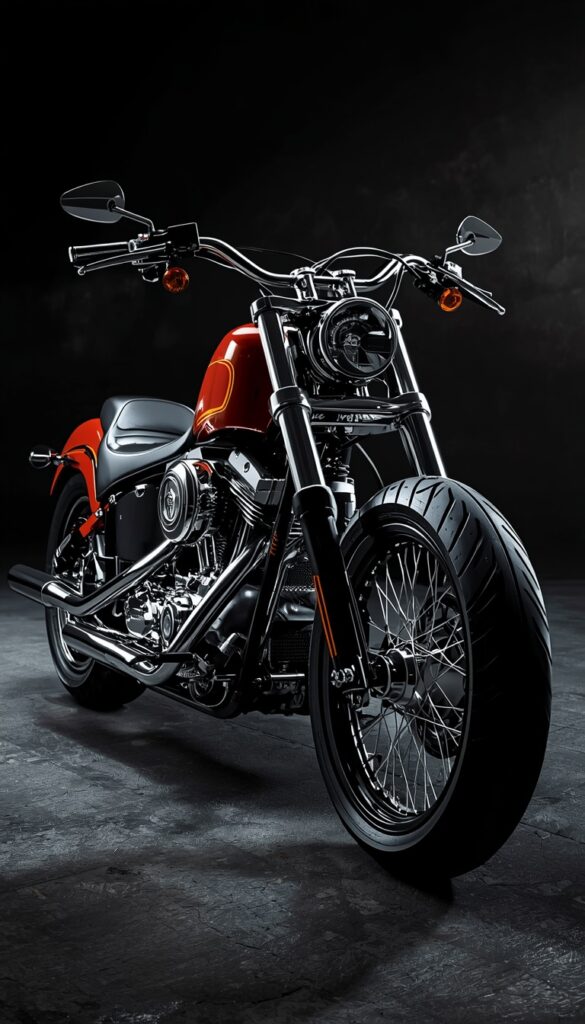 Custom Chopper Motorcycle Wallpaper 4k phone motorcycle
