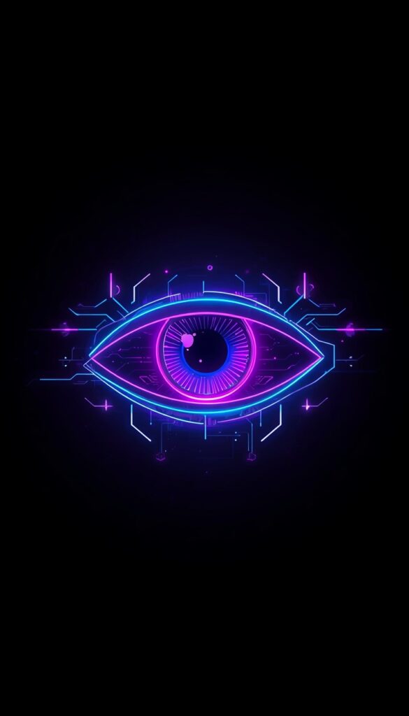 Cyber Eye AMOLED Wallpaper 4K phone amoled
