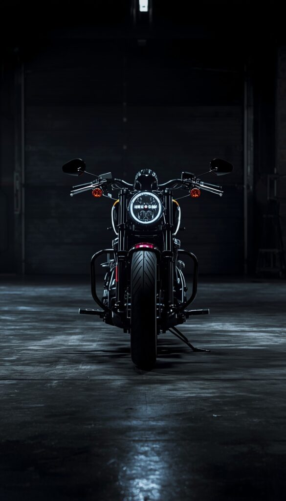 Dark Garage Motorcycle Wallpaper 4k phone motorcycle