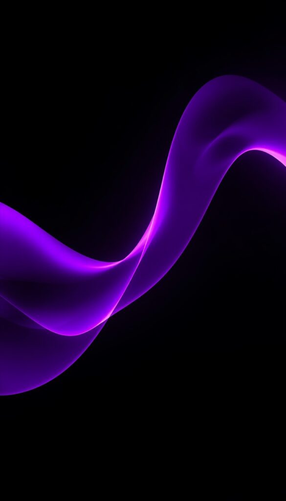 Dark Purple AMOLED Glow 4K phone amoled