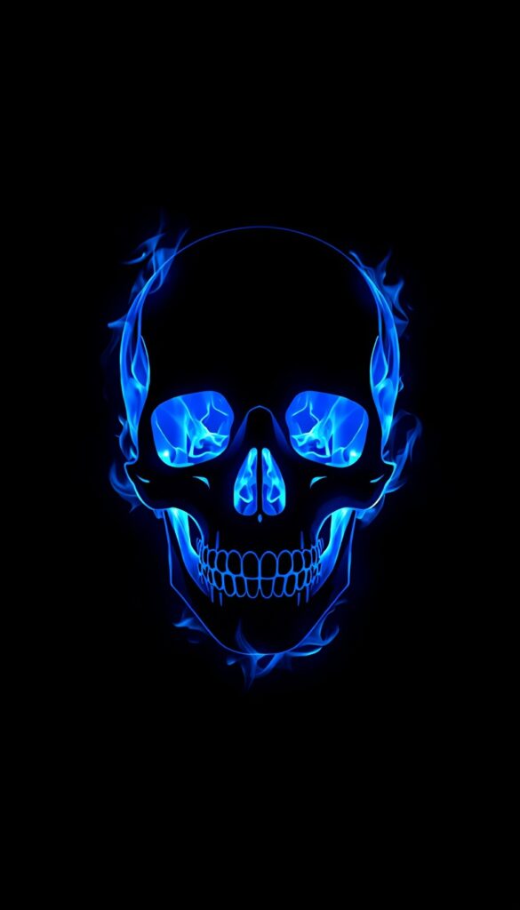 Dark Skull Fire AMOLED 4K phone amoled