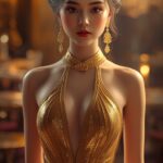 golden-dress-ai-girl