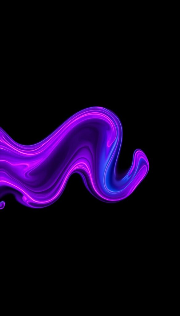AMOLED Liquid Neon Flow Wallpaper 4K phone amoled