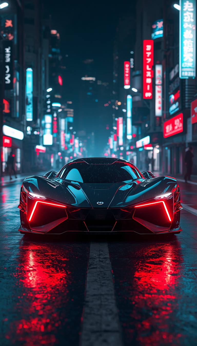 lucid-origin_vertical_phone_wallpaper_futuristic_concept_car_sci-fi_city_environment_glowing_-0