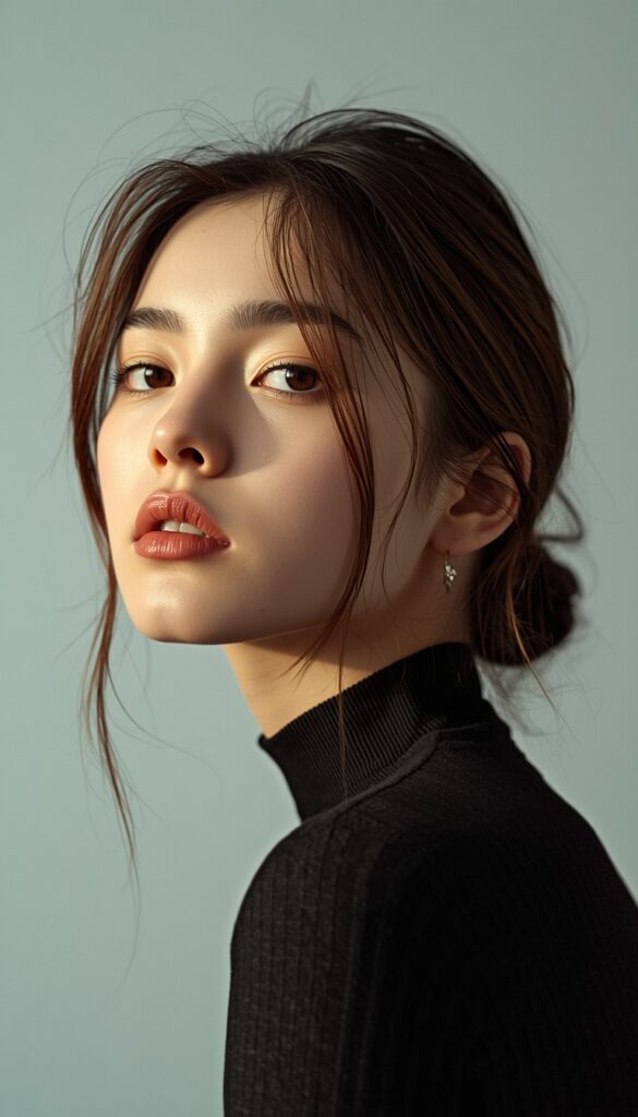 Minimal Aesthetic Girl Wallpaper 4K phone ai girl