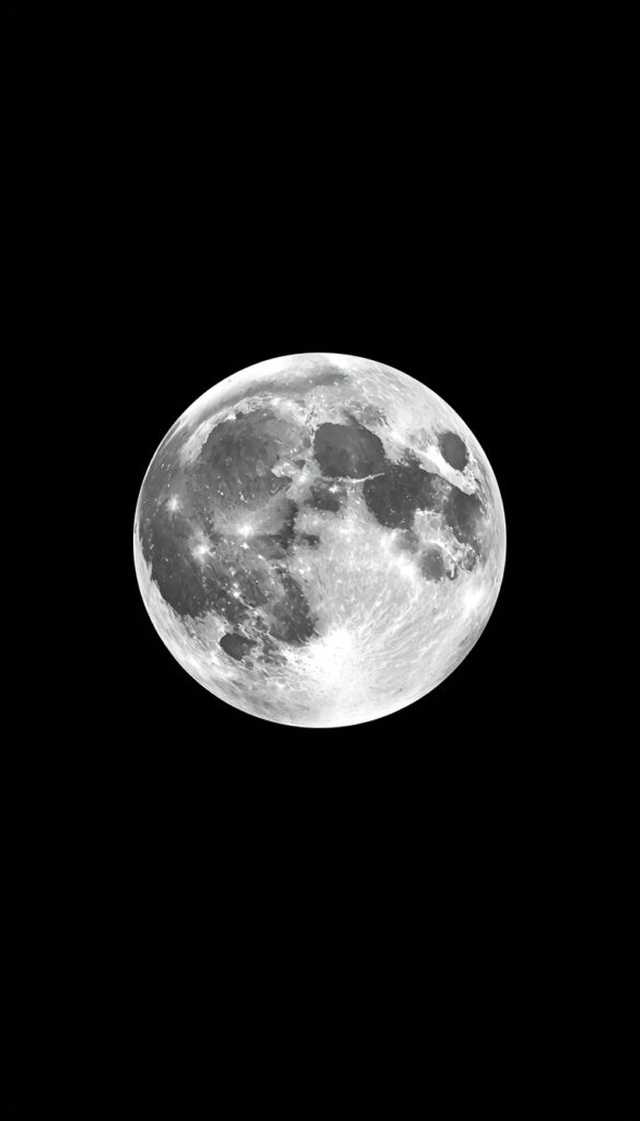 Minimal Japanese Moon Wallpaper 4K phone minimal