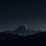 minimal-mountain-amoled-wallpaper