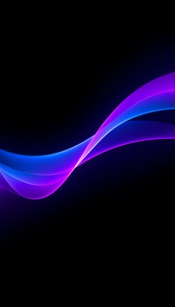 Minimal Neon Lines AMOLED Wallpaper 4K phone amoled