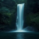 minimal-waterfall-wallpaper