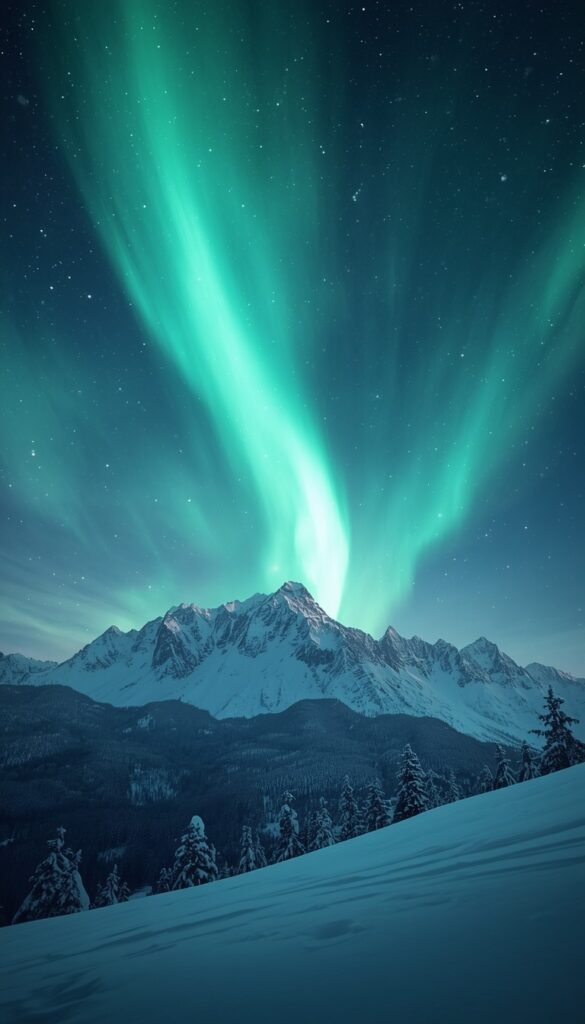 Northern Lights Nature Wallpaper 4k phone nature