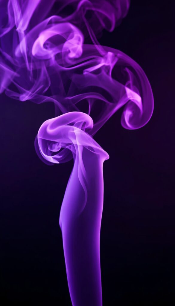 Purple Smoke Abstract Wallpaper 4K phone purple