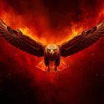 red-neon-eagle-wallpaper