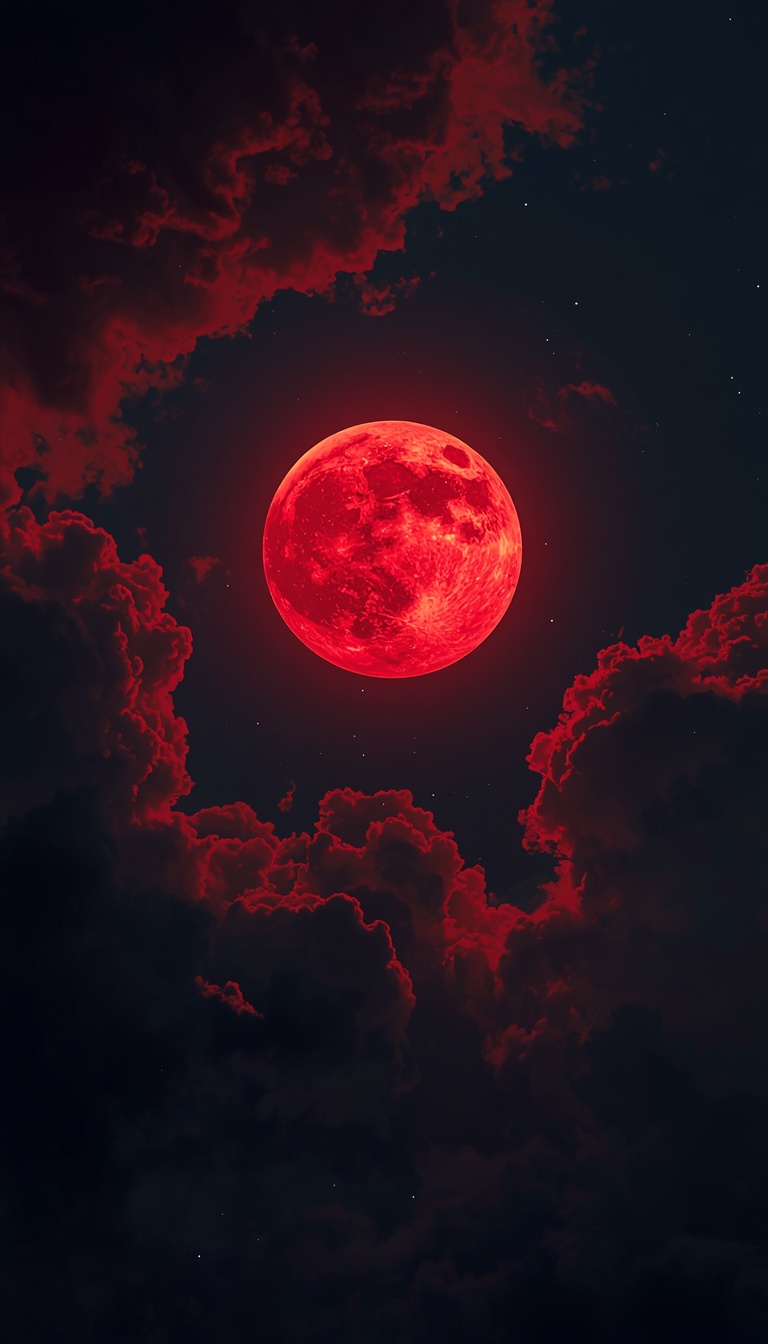 red-neon-moon-wallpaper