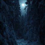 snowy-forest-night-wallpaper